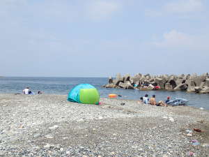 ヒスイ海岸での海水浴の画像54